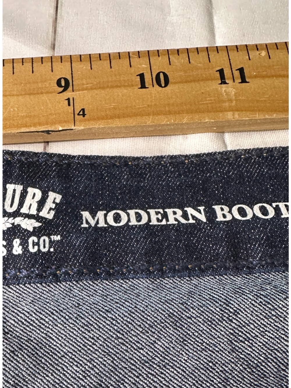 Signature by Levi Strauss Dark Blue Boot Cut Jeans - Picture 3 of 16